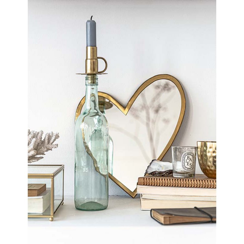 Ontspan moment | Cadeaupakket (S) met badzout, fleskandelaar & swirl dinerkaarsen