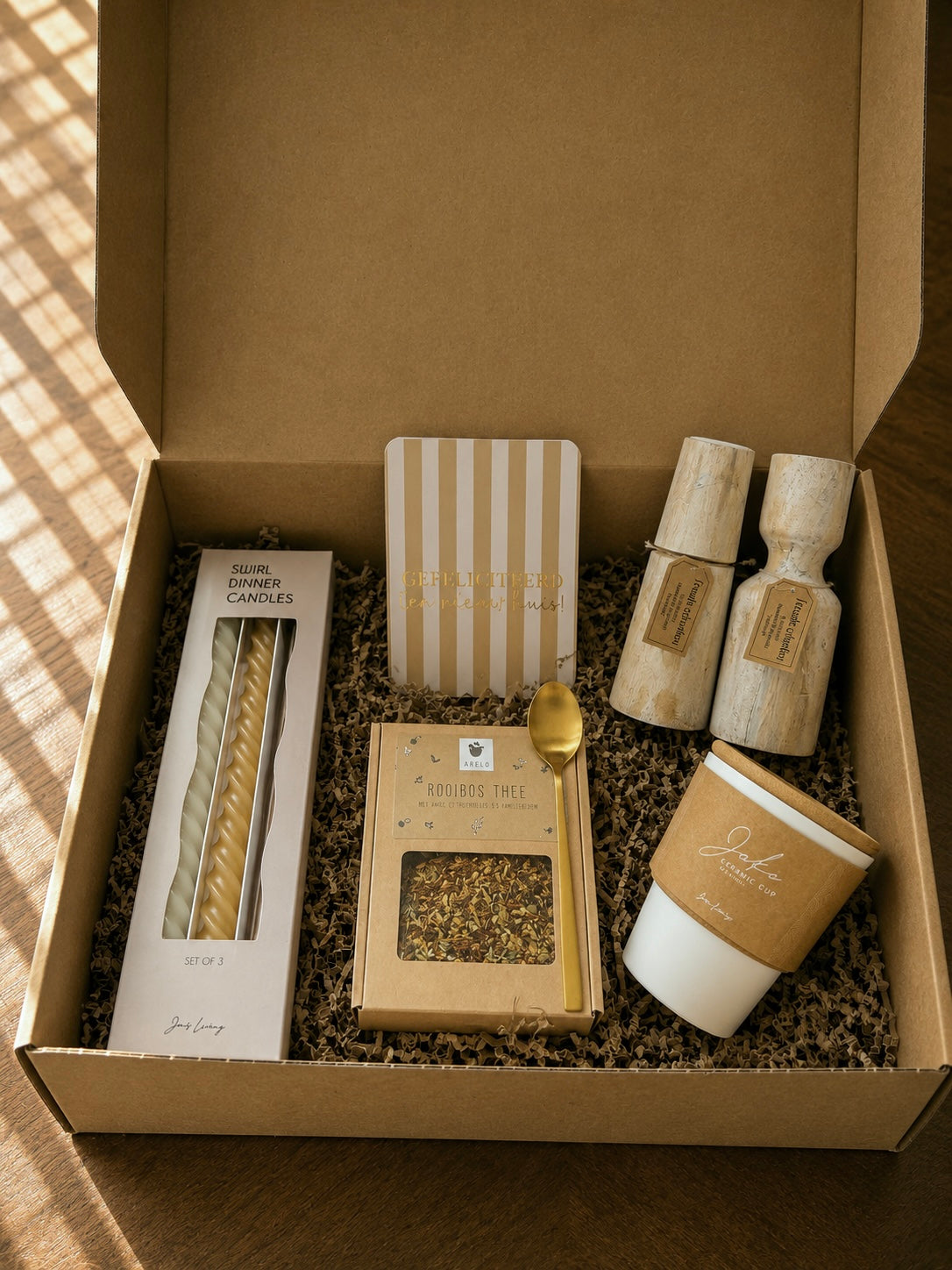 Cadeaubox | Thee, kaarsen, kandelaars & koffiebeker