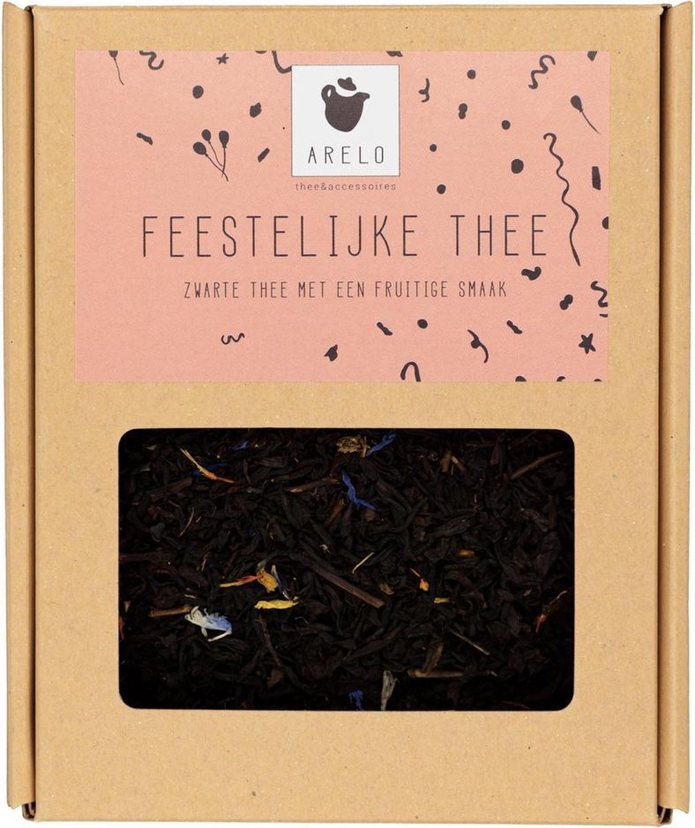 Thee moment | Cadeaupakket (S) met borrelplank, verse thee, theezeefje & pompoen decoratie