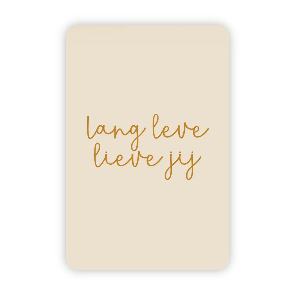 Brievenbuscadeau | Lang Leve lieve jij!