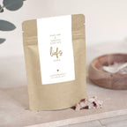 Ontspan moment | Cadeaupakket (S) met badzout, fleskandelaar & swirl dinerkaarsen